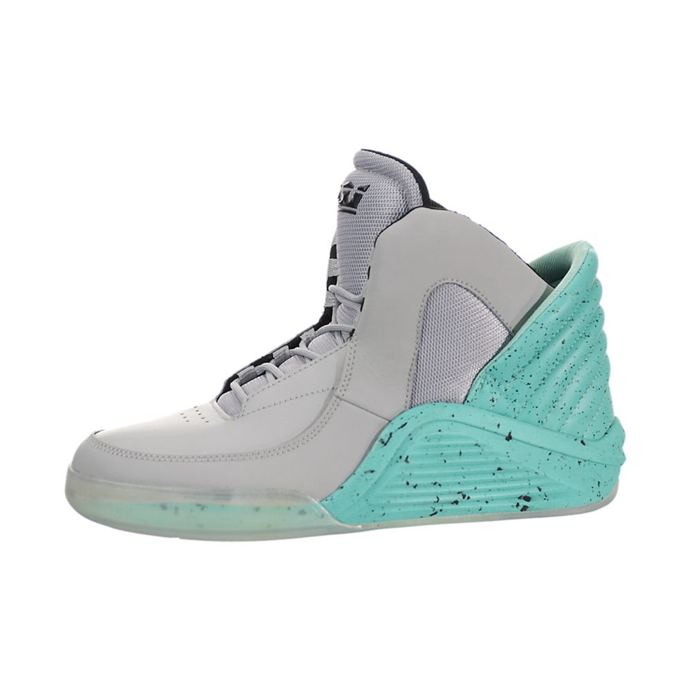 Baskets Supra Chimera x Lil Wayne Grise Turquoise Silver/Sea Foam-Clear Homme | STW-75802268